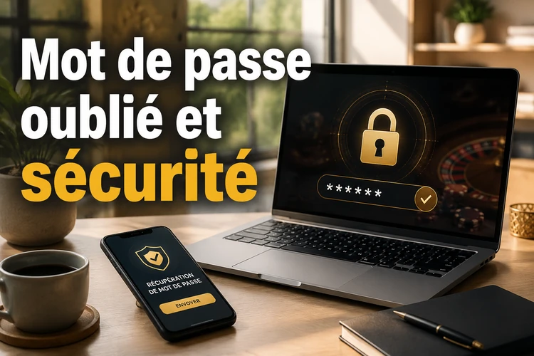 Mot de passe oublié et sécurité